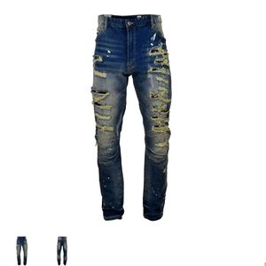 Smoke rise super stretch skinny slim jeans Runs small. Like a 38/40